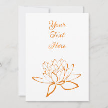 Élégant Lotus Flower Custom