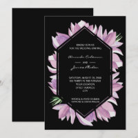 Elégant Mariage d'aquarelle Magnolia