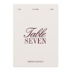 Élégant Mariage de Bourgogne et d'Ivoire Numéro de