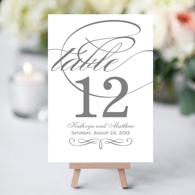 Invitation Élégant Mariage de calligraphie au charbon de bois (Créateur téléchargé)