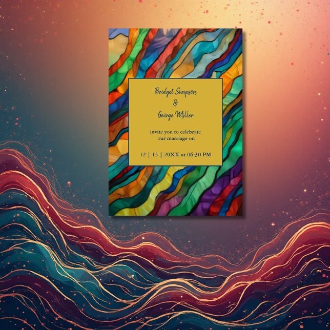 Invitation Elégant mariage de destination africaine opulente (Créateur téléchargé)