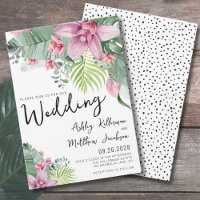 Élégant Mariage floral moderne