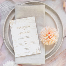 Élégant mariage rustique or