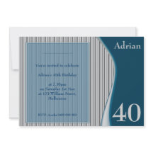 Invitation élégant masculin