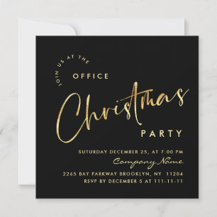 Invitation Élégant minimaliste Fête de Noël Simple