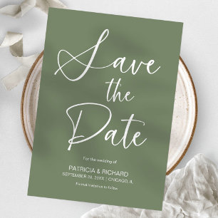 Invitation Élégant Minimaliste Non Photo Mariage Épargnez La