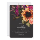 Élégant Moody Vibrant Sunset Floral Mariage