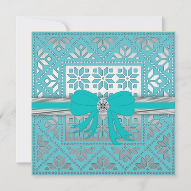 Invitation Élégant Motif mexicain (Devant)