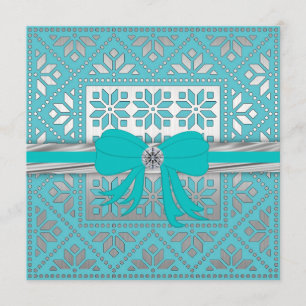 Invitation Élégant Motif mexicain