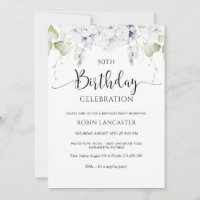 Élégant N'Importe Quel Nombre Anniversaire Invitat