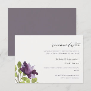 INVITATION ELÉGANT OR BLEU EAU COULEUR FLORAL LOGEMENT