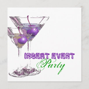 Invitation Élégant party style occasion PERSONNALISER