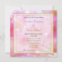 Élégant Pastel rose cerisier Fleurs Mariage