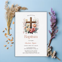 Élégant Personnalisé Catholique Baby Girl Baptism