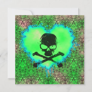 Invitation Élégant Poison Sweet 16 Anniversaire Gothique