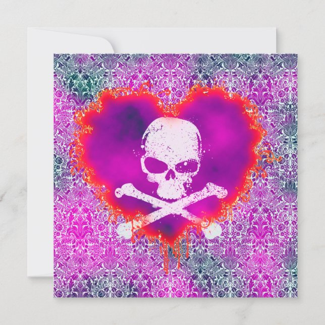 Invitation Élégant Poison Sweet 16 Anniversaire Gothique (Devant)