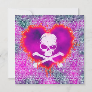 Invitation Elégant Poison Sweet 16 Goth Anniversaire