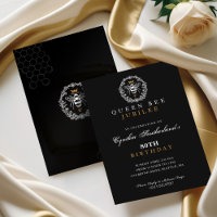 Elégant Queen Bee Jubilee Black & Gold Anniversair