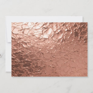 Invitation Élégant Rose Gold Modèle Blank