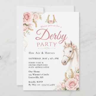 Invitation Elegant Rose Rose & Cheval Blanc Kentucky Derby