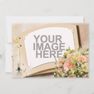 Invitation Élégant RSVP pour chandelles personnalisées