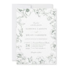 Elégant Sage Green Jardin Floral Mariage