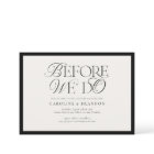 Élégant Script Avant Le Dîner De Répétition