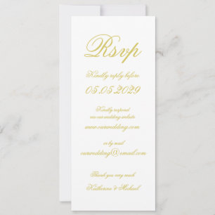 Invitation Élégant Script Island Citron Jaune Mariage RSVP