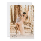 Élégant script Mariage photo moderne