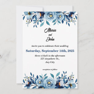 Invitation Élégant unique chic romantique minimaliste classiq