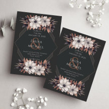 Elégant Vintage Fleurs de Tréta Terra Noire