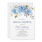 Elégante aquarelle bleu Hydrangea FÊTE DES MARIÉES