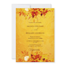 Elégante aquarelle rouge et or Poinsettia Mariage