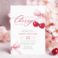 Elégante cerise sur la Fête des mariées supérieure