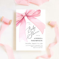 Élégante Coquette rose Baby shower de la corneille