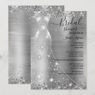 Invitation élégante de douche de mariée