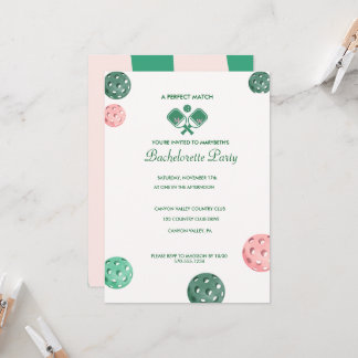 Invitation élégante de fête de bachelor pour femme