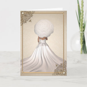 Invitation élégante de Fête de la mariée avec de