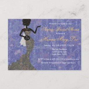 Invitation élégante de Fête de la mariée de