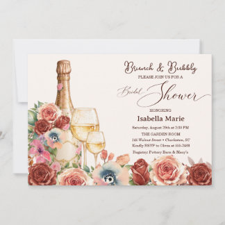Invitation élégante de rose gold pour une fête pré