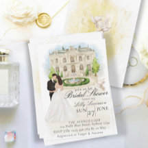 Elégante Fête des mariées avec Mariée et Salle de 