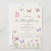 Elégante Fête des mariées de papillons aquarelle