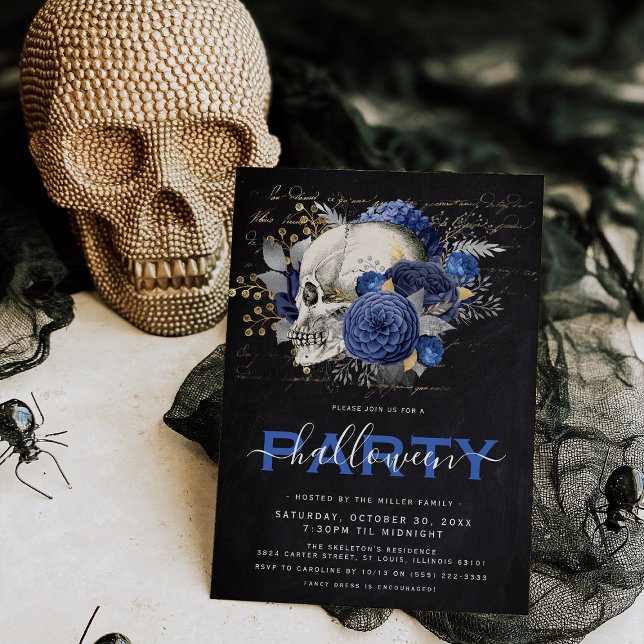 Invitation Élégante fête d'Halloween pour adultes (Créateur téléchargé)