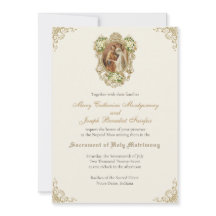 Élégante Fiançailles Catholiques Mariage Or
