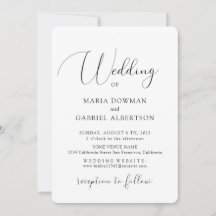 Élégante gracieuse calligraphie. Mariage classique
