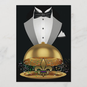Invitation élégante Mardi Gras - SRF