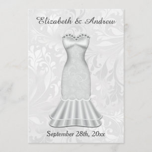 Invitation Élégante mariée Mariage