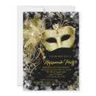 Elégante Parties scintillant Black Gold Masquerade
