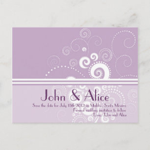 Invitation 'Elegante Polka Dots Save The Date'