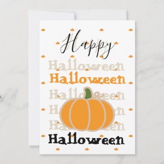 INVITATION ÉLÉGANTE POUR HALLOWEEN AVEC MOTIF DE C